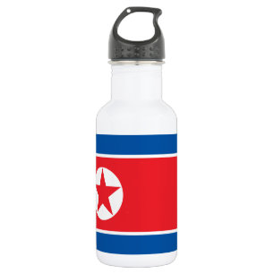 Bouteille D'eau Drapeau de la Corée du Nord
