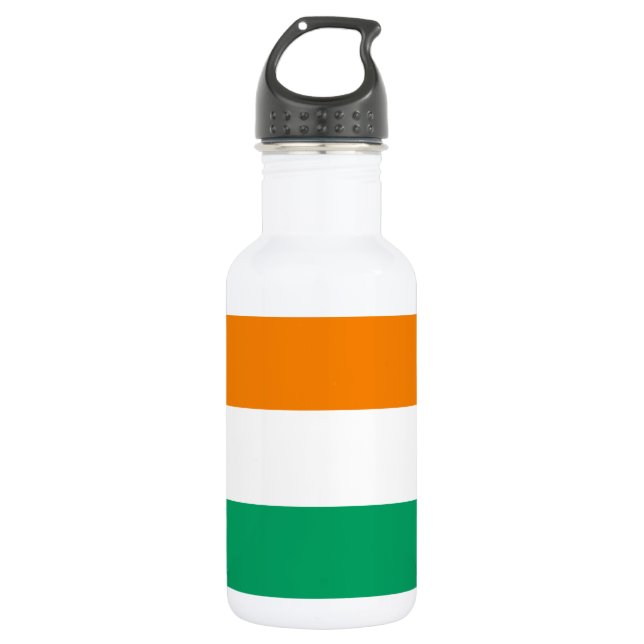 Bouteille D'eau Drapeau de la Côte d'Ivoire (Devant)