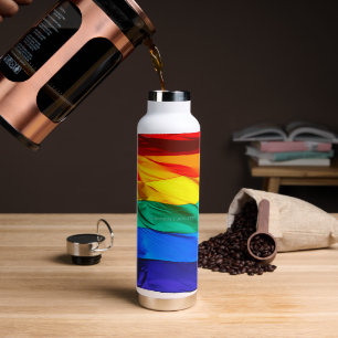 Bouteille D'eau Drapeau de la fierté gay de SlipperyJoe's flottant