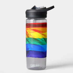 Bouteille D'eau Drapeau de la fierté gay de SlipperyJoe's flottant