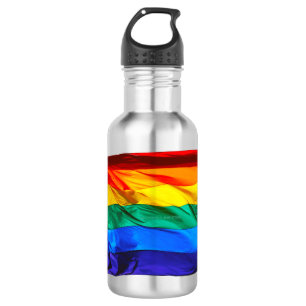 Bouteille D'eau Drapeau de la fierté gay de SlipperyJoe's flottant