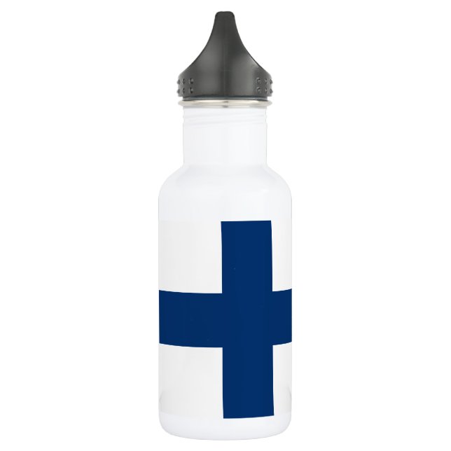 Bouteille D'eau Drapeau de la Finlande (Gauche)