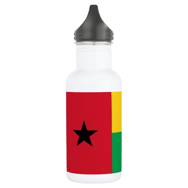 Bouteille D'eau Drapeau de la Guinée Bissau (Gauche)