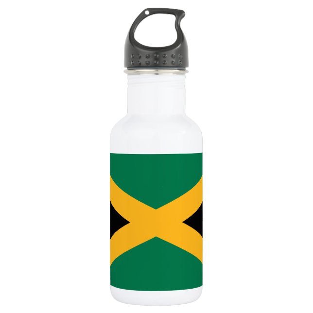 Bouteille D'eau Drapeau de la Jamaïque (Devant)