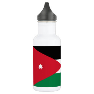 Bouteille D'eau Drapeau de la Jordanie
