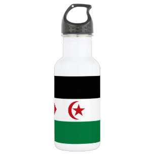 Bouteille D'eau Drapeau de la République arabe sahraouie démocrati