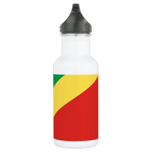 Bouteille D'eau Drapeau de la République du Congo