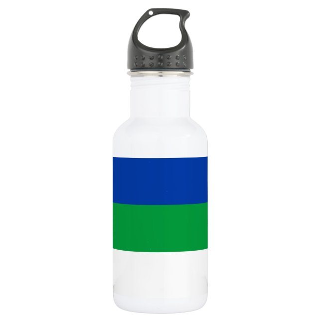 Bouteille D'eau Drapeau de la République Komi (Devant)
