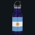 Bouteille D'eau Drapeau de l'Argentine<br><div class="desc">Drapeau de l'Argentine - Bandera de la Argentina</div>