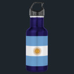 Bouteille D'eau Drapeau de l'Argentine<br><div class="desc">Drapeau de l'Argentine - Bandera de la Argentina</div>