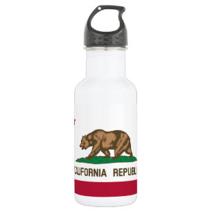 Bouteille D'eau Drapeau de l'État de la République de Californie