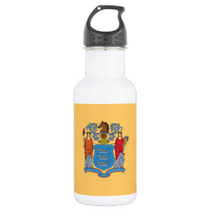 Bouteille D'eau Drapeau de l'État du New Jersey