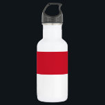 Bouteille D'eau Drapeau de Monaco<br><div class="desc">Drapeau patriotique de Monaco.</div>