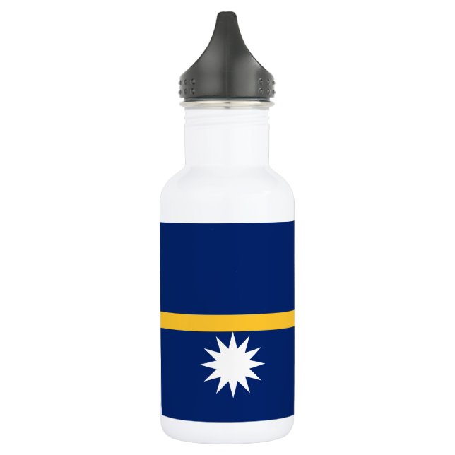 Bouteille D'eau Drapeau de Nauru (Gauche)
