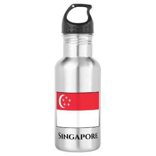 Bouteille D'eau Drapeau de Singapour
