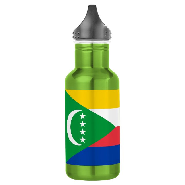 Bouteille D'eau Drapeau des Comores (Gauche)