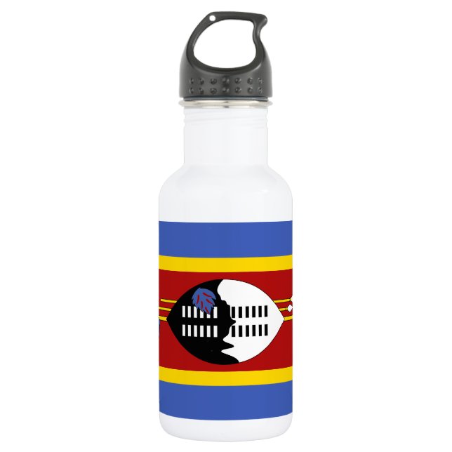 Bouteille D'eau Drapeau d'Eswatini (Devant)
