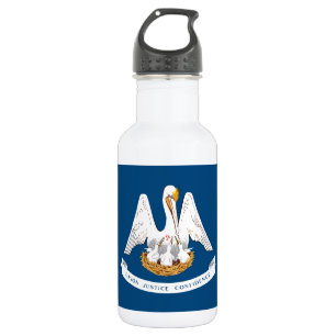 Bouteille D'eau Drapeau d'État de Louisiane