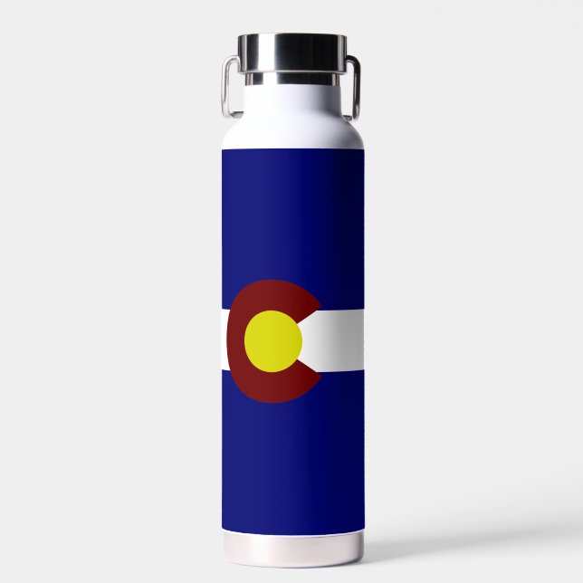Bouteille D'eau drapeau du Colorado (Avant)