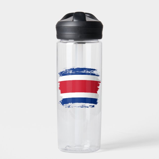 Bouteille D'eau Drapeau du Costa Rica (Extérieur)
