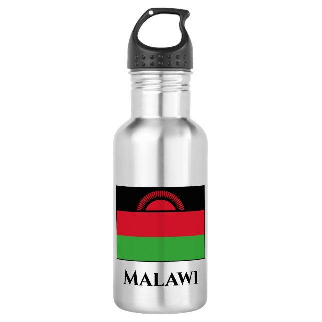 Bouteille D'eau Drapeau du Malawi (Devant)