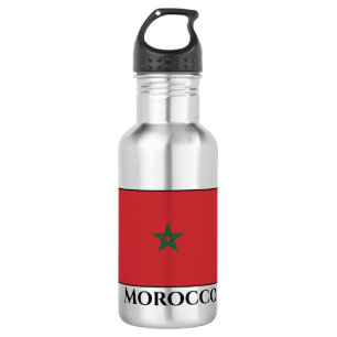 Bouteille D'eau Drapeau du Maroc