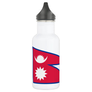 Bouteille D'eau Drapeau du Népal