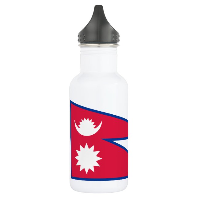 Bouteille D'eau Drapeau du Népal (Gauche)