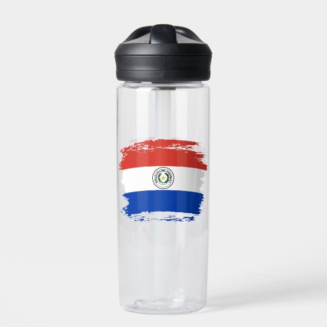 Bouteille D'eau Drapeau du Paraguay (Extérieur)