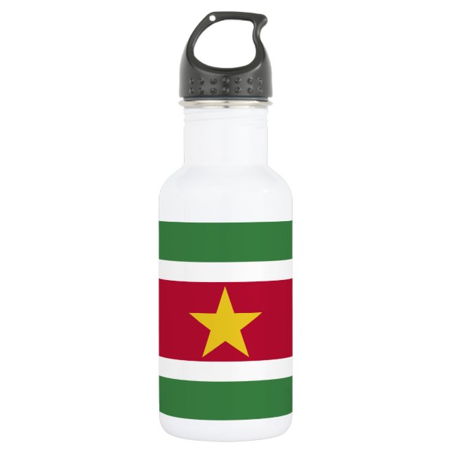 Bouteille D'eau Drapeau du Suriname (Devant)