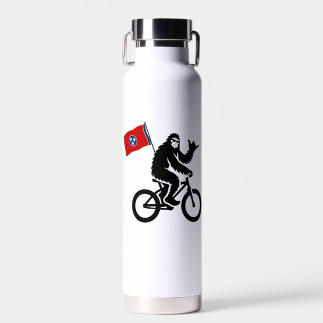 Bouteille D'eau Drapeau du Tennessee de Bigfoot Cycling (Avant)