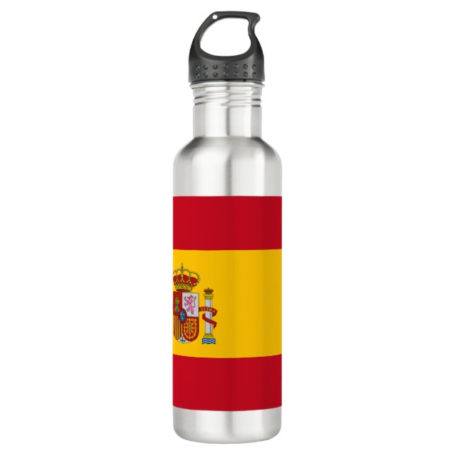 Bouteille D'eau Drapeau espagnol (Espagne) (Devant)