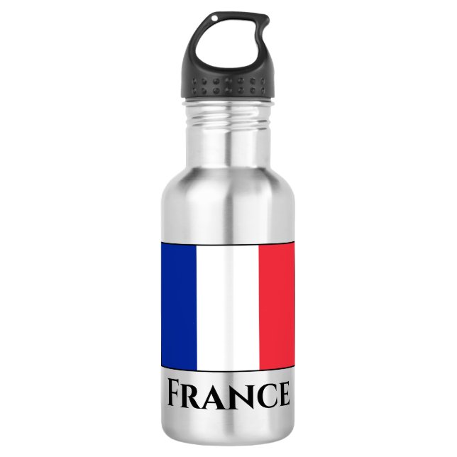 Bouteille D'eau Drapeau français (Devant)