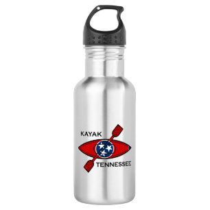 Bouteille D'eau Drapeau Kayak Tennessee