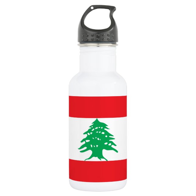 Bouteille D'eau Drapeau libanais Liberty Bottle (Devant)