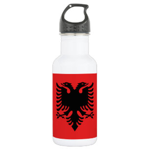 Bouteille D'eau Drapeau patriotique albanais