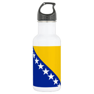Bouteille D'eau Drapeau patriotique de Bosnie-Herzégovine