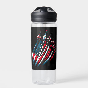 Bouteille D'eau Drapeau Patriotique USA Jets Boys 4 juillet