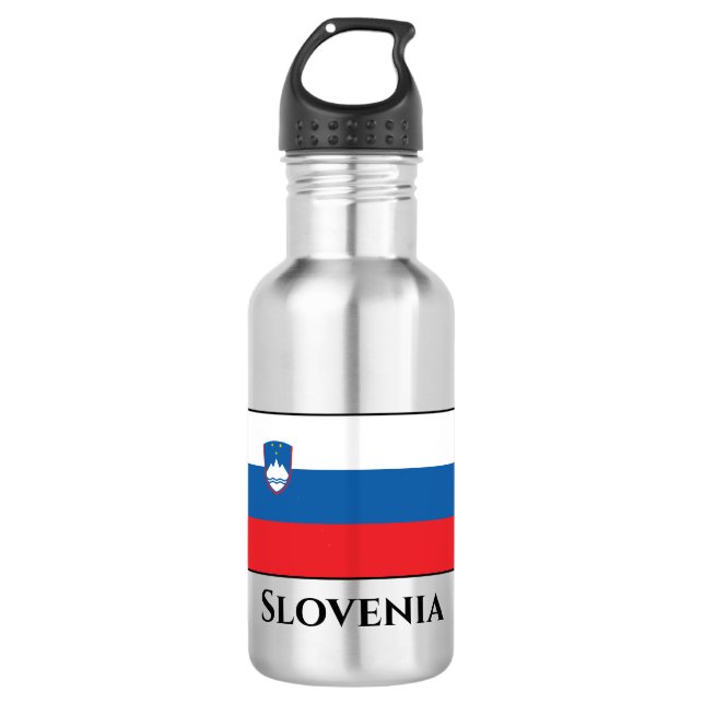 Bouteille D'eau Drapeau Slovénie (Devant)