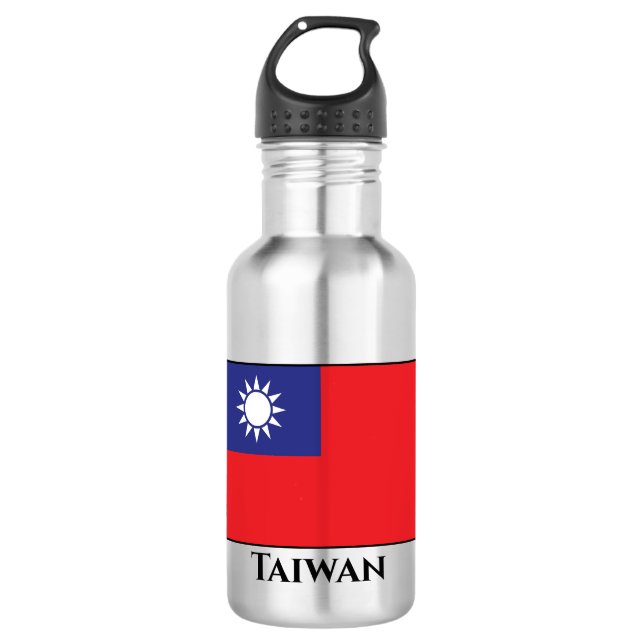 Bouteille D'eau Drapeau Taïwan (Devant)