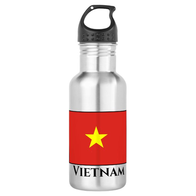 Bouteille D'eau Drapeau vietnamien (Devant)