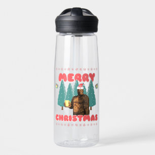 Bouteille D'eau Drôle Bigfoot - Joyeux Noël