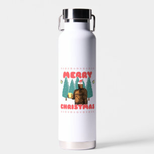 Bouteille D'eau Drôle Bigfoot - Joyeux Noël