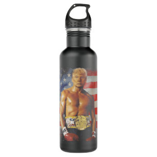 Bouteille D'eau Drôle Boxer Trump Trump Rocky Meme 212