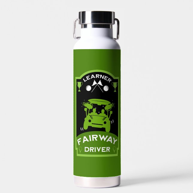 Bouteille D'eau Drôle cadeau de golf pour les débutants (Avant)