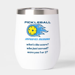 Bouteille d'eau drôle de Pickleball améliore la mé