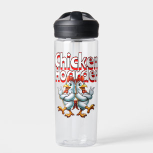 Bouteille D'eau Drôle Hoarder de poulet personnalisé