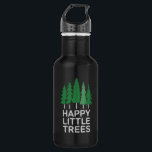 Bouteille D'eau Drôle Joyeux Petits Arbres Cadeaux Camping<br><div class="desc">Drôle Joyeux Petits Arbres Cadeaux Camping</div>