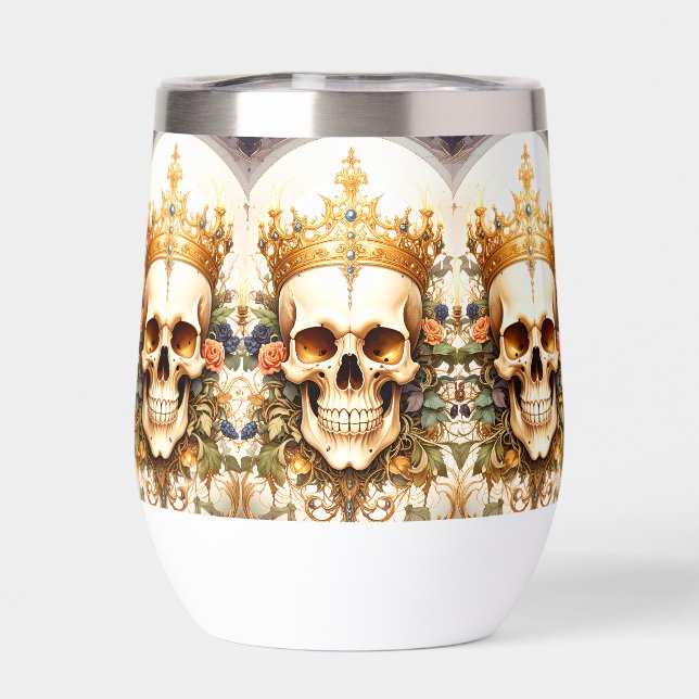 Bouteille d'eau du crâne royal (Arrière)
