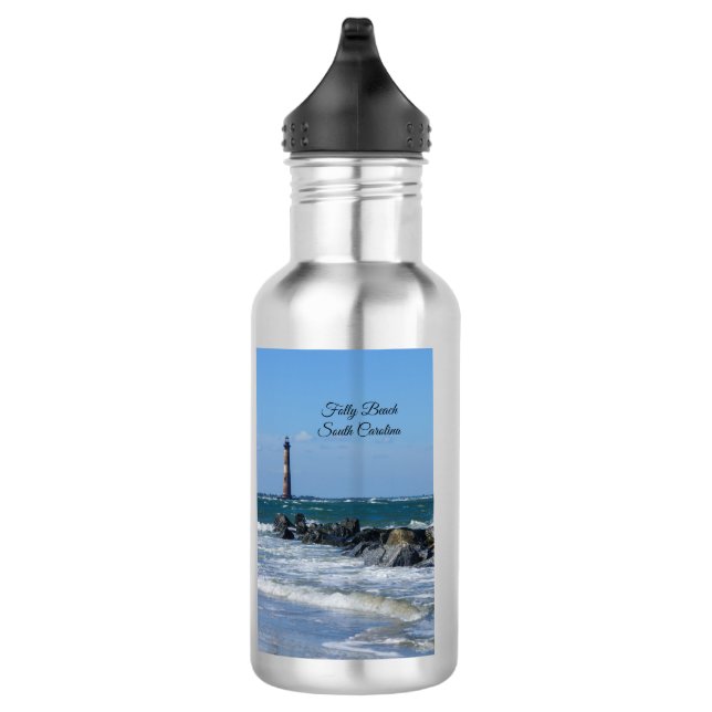 Bouteille d'eau du phare de Morris Folly Beach (Droite)